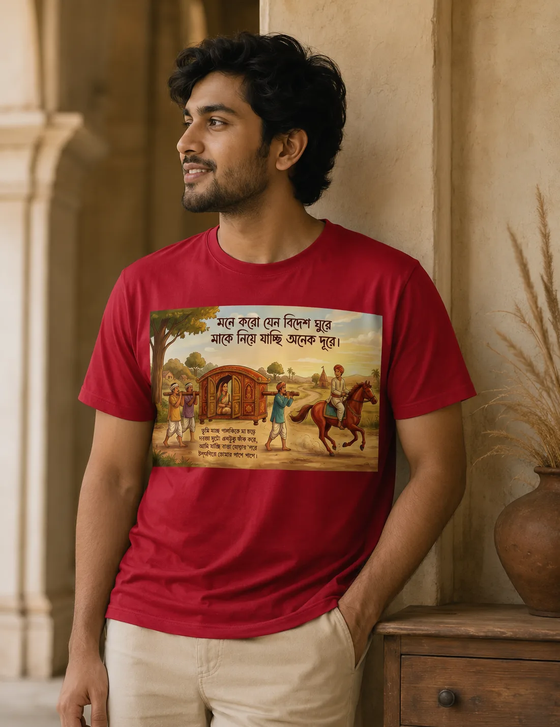 Birpurush- Rabindranath Tagore — Bengali t-shirt by Golposutra