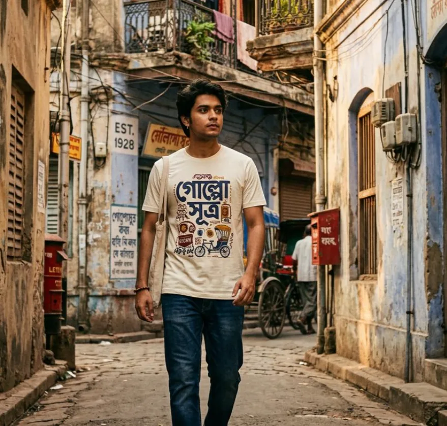 Test product 4 — Bengali t-shirt by Golposutra